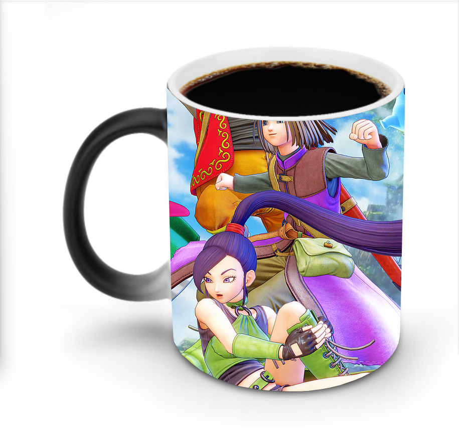 （画像用） ドラゴンクエスト Doragon Kuesuto Dragon Quest 温度変色マグカップ