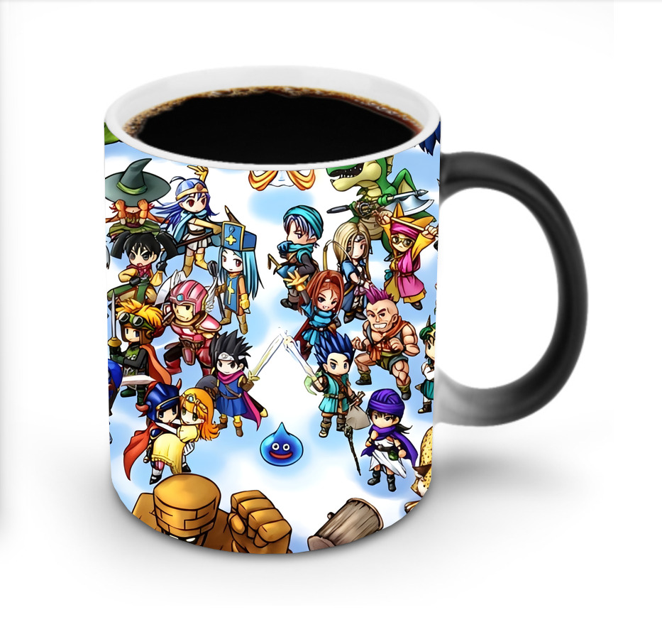 （画像用） ドラゴンクエスト Doragon Kuesuto Dragon Quest 温度変色マグカップ