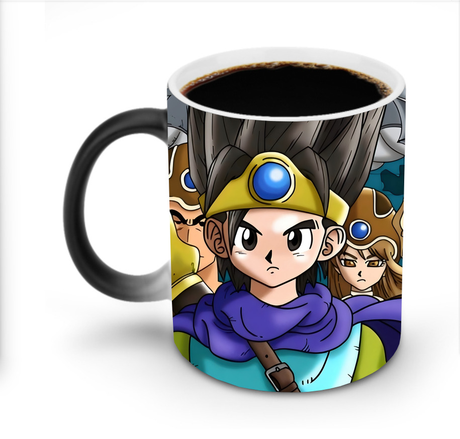 （画像用） ドラゴンクエスト Doragon Kuesuto Dragon Quest 温度変色マグカップ