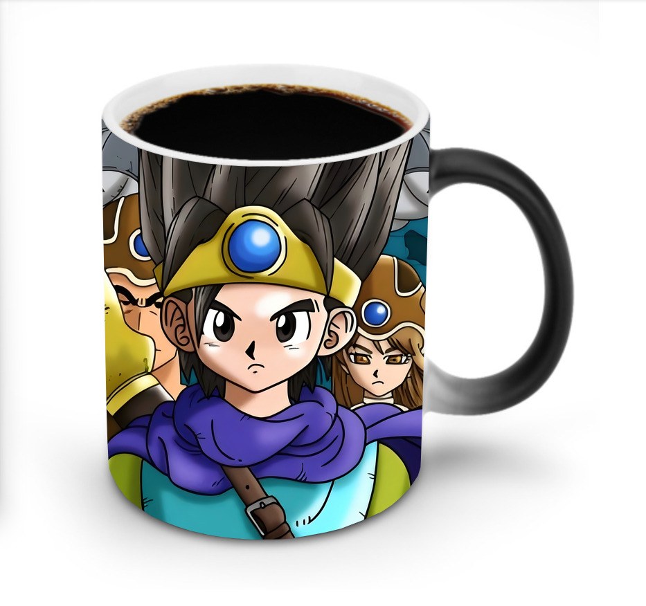 （画像用） ドラゴンクエスト Doragon Kuesuto Dragon Quest 温度変色マグカップ