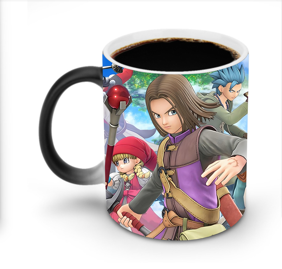 （画像用） ドラゴンクエスト Doragon Kuesuto Dragon Quest 温度変色マグカップ