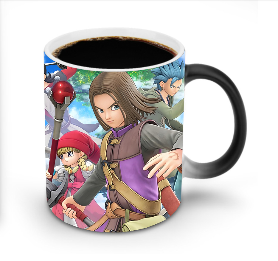 （画像用） ドラゴンクエスト Doragon Kuesuto Dragon Quest 温度変色マグカップ