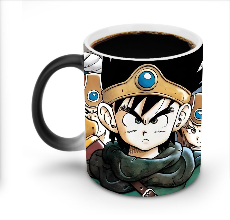 （画像用） ドラゴンクエスト Doragon Kuesuto Dragon Quest 温度変色マグカップ