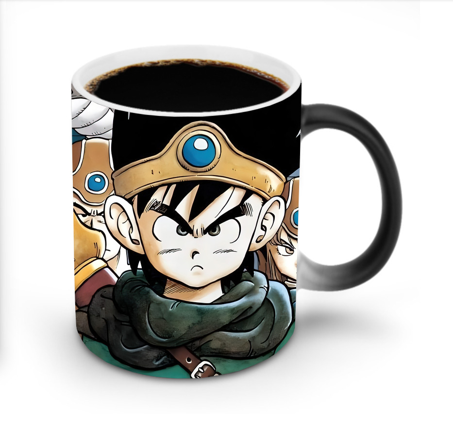 （画像用） ドラゴンクエスト Doragon Kuesuto Dragon Quest 温度変色マグカップ