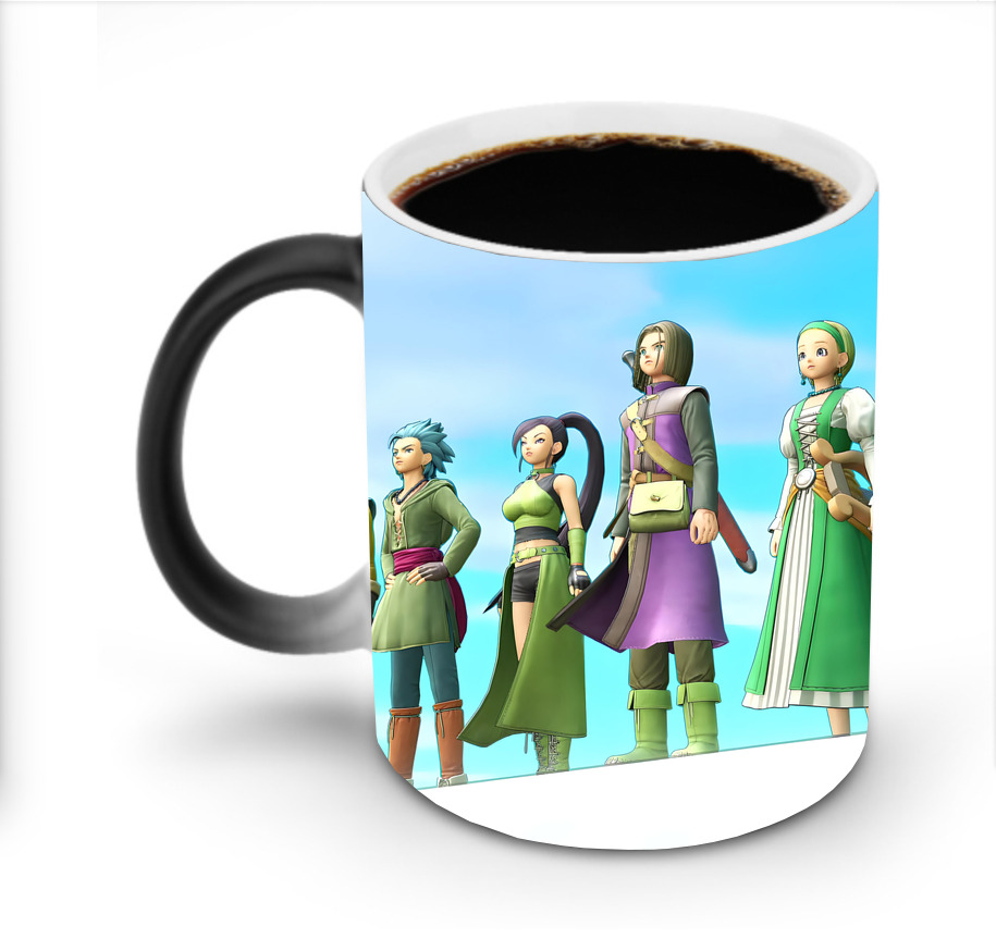 （画像用） ドラゴンクエスト Doragon Kuesuto Dragon Quest 温度変色マグカップ