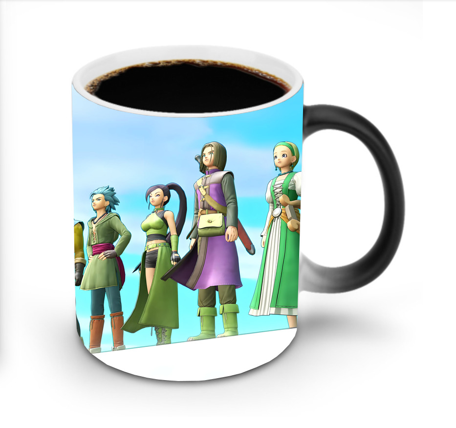 （画像用） ドラゴンクエスト Doragon Kuesuto Dragon Quest 温度変色マグカップ