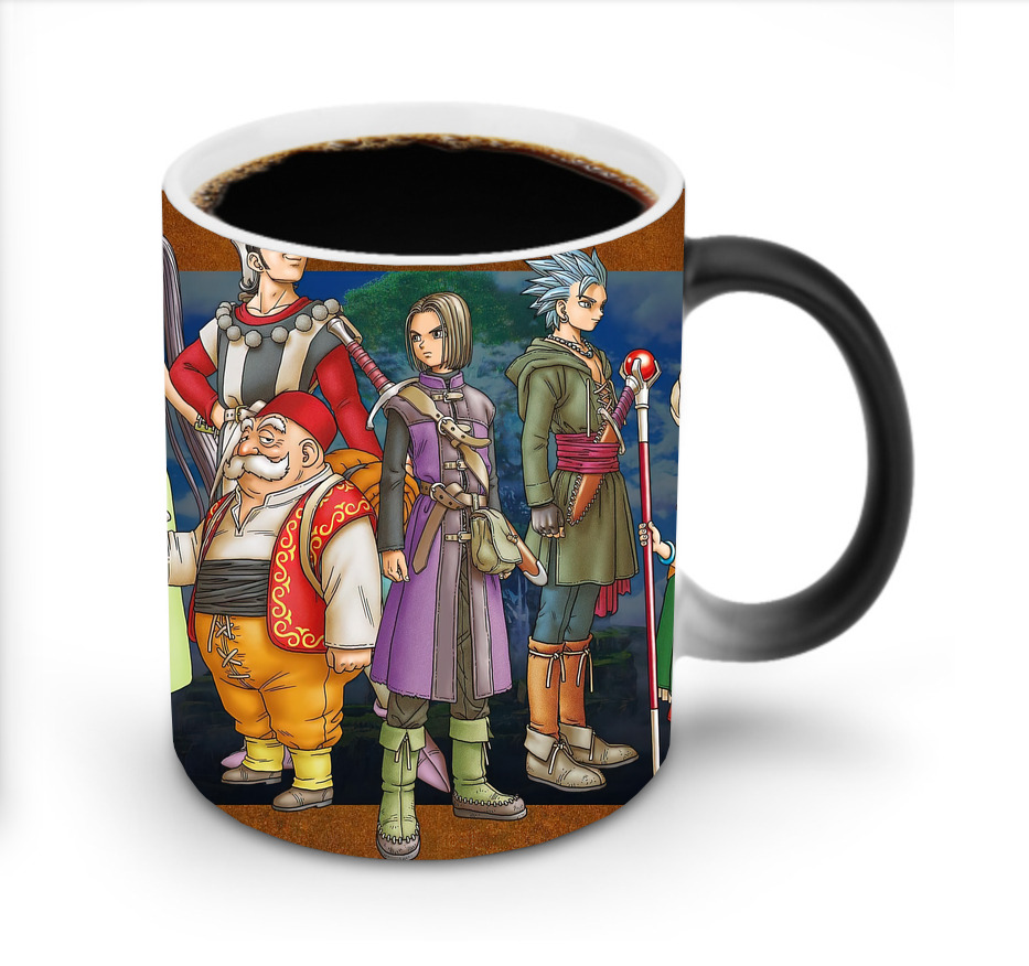 （画像用） ドラゴンクエスト Doragon Kuesuto Dragon Quest 温度変色マグカップ