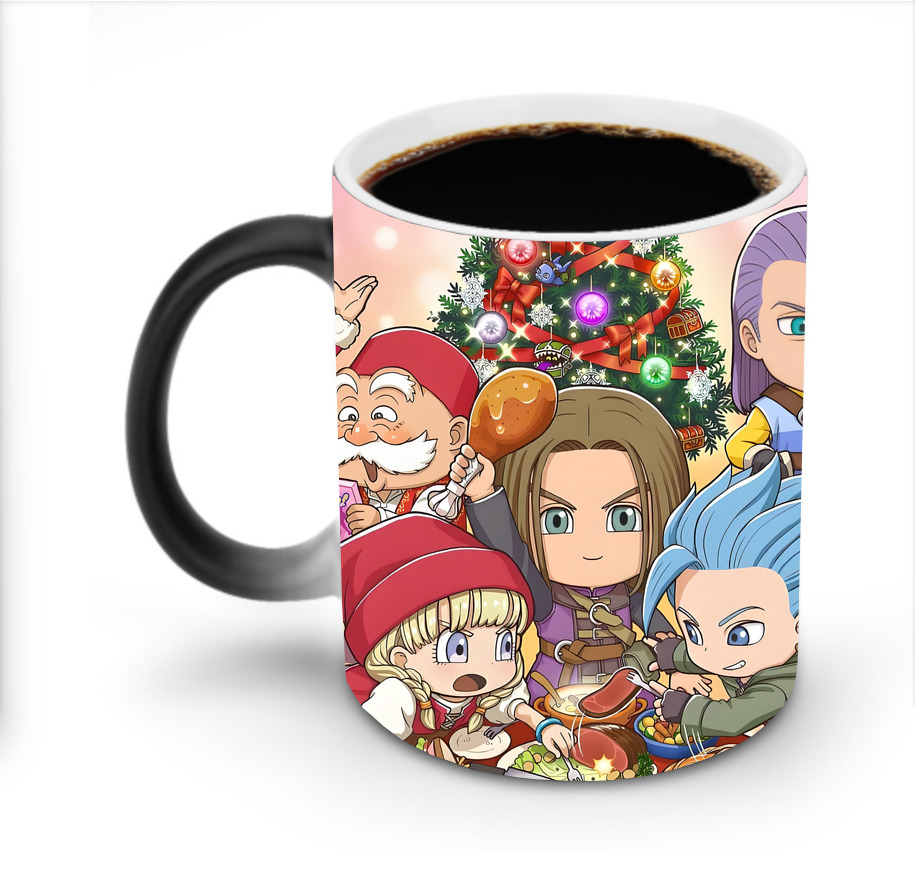 （画像用） ドラゴンクエスト Doragon Kuesuto Dragon Quest 温度変色マグカップ