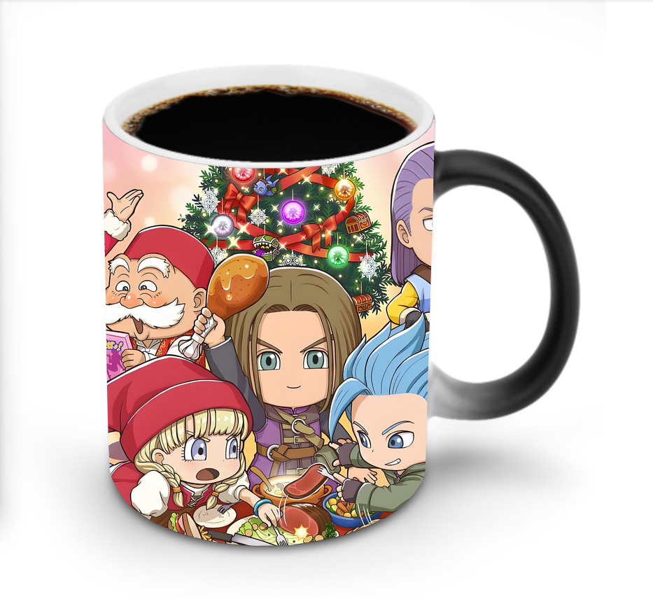 （画像用） ドラゴンクエスト Doragon Kuesuto Dragon Quest 温度変色マグカップ