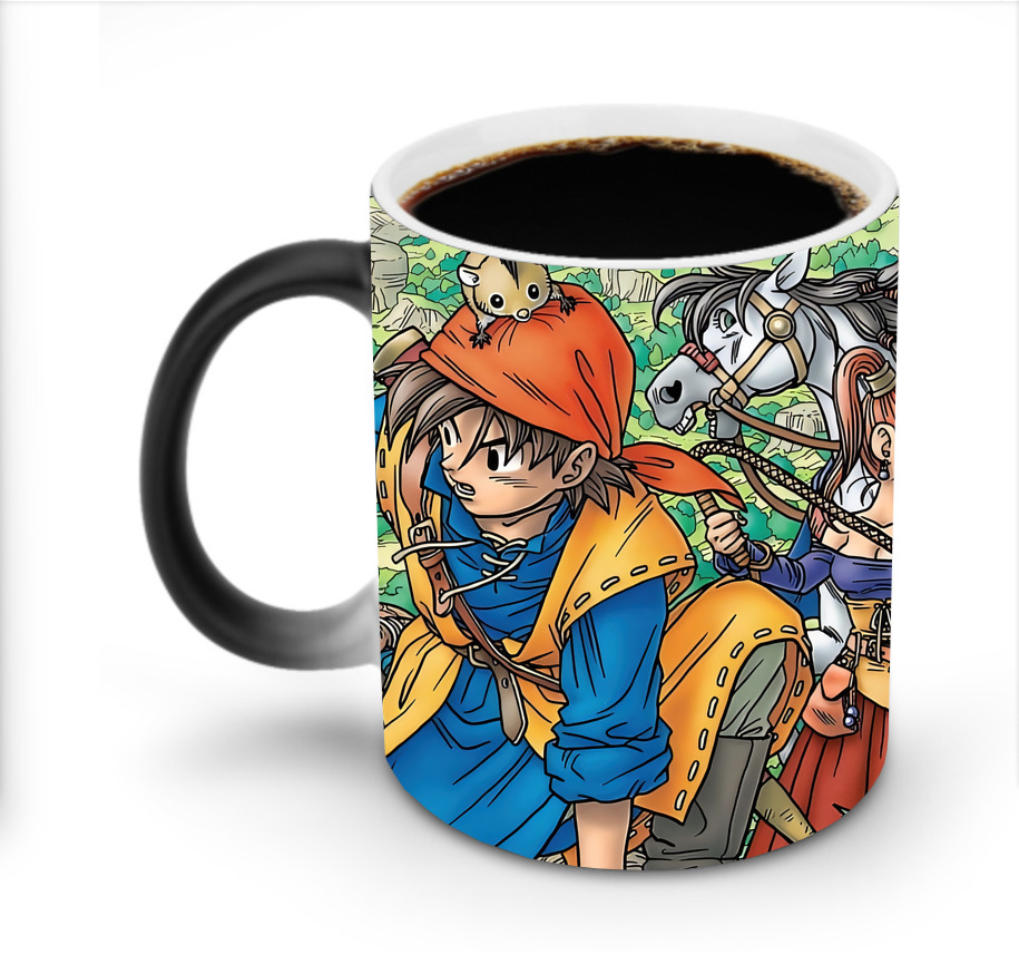（画像用） ドラゴンクエスト Doragon Kuesuto Dragon Quest 温度変色マグカップ