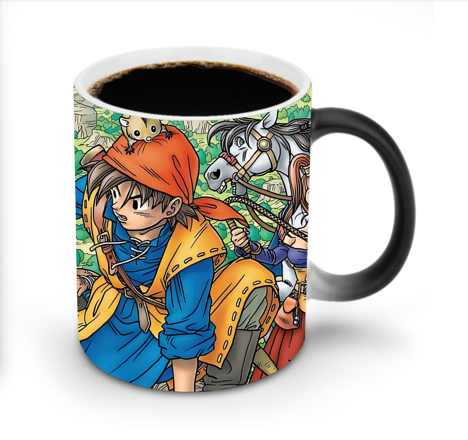 （画像用） ドラゴンクエスト Doragon Kuesuto Dragon Quest 温度変色マグカップ