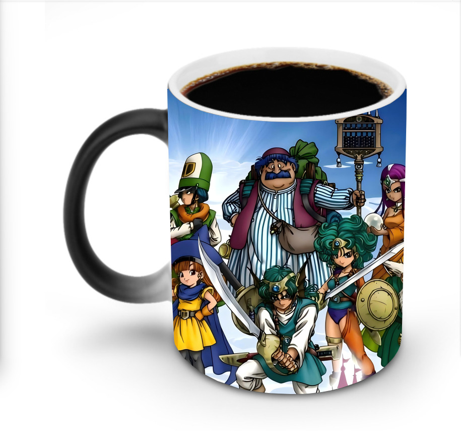 （画像用） ドラゴンクエスト Doragon Kuesuto Dragon Quest 温度変色マグカップ