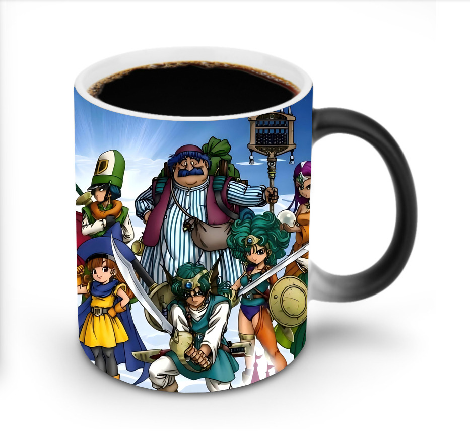 （画像用） ドラゴンクエスト Doragon Kuesuto Dragon Quest 温度変色マグカップ