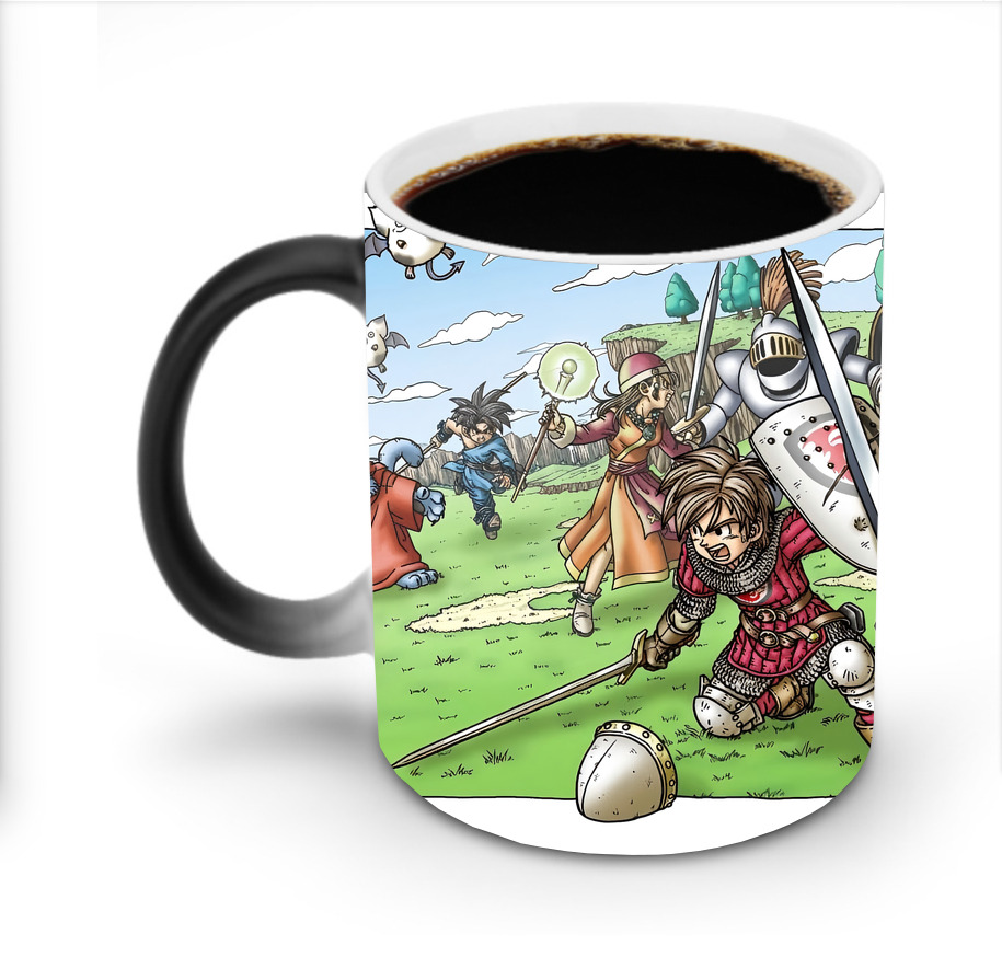 （画像用） ドラゴンクエスト Doragon Kuesuto Dragon Quest 温度変色マグカップ
