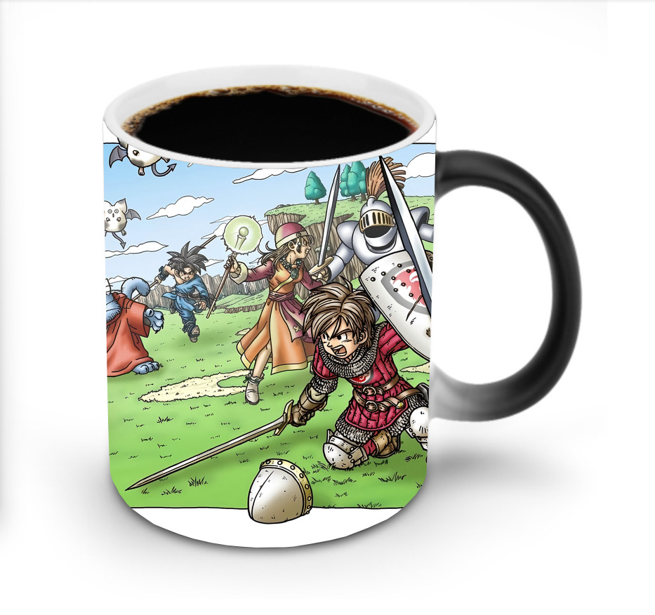 （画像用） ドラゴンクエスト Doragon Kuesuto Dragon Quest 温度変色マグカップ