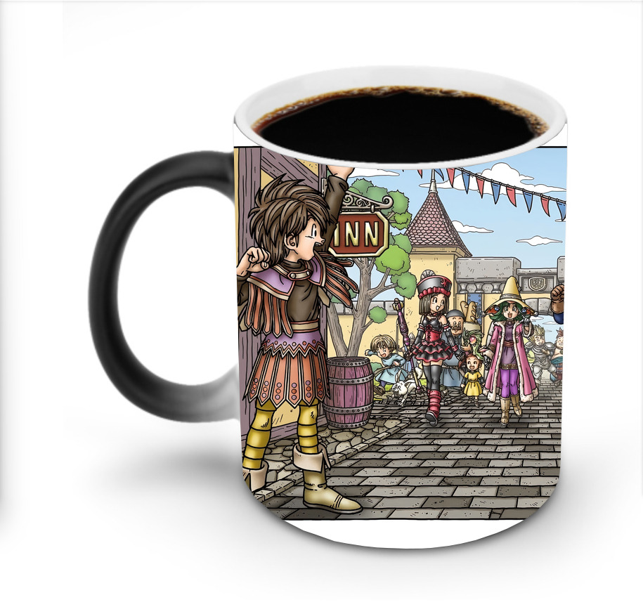 （画像用） ドラゴンクエスト Doragon Kuesuto Dragon Quest 温度変色マグカップ
