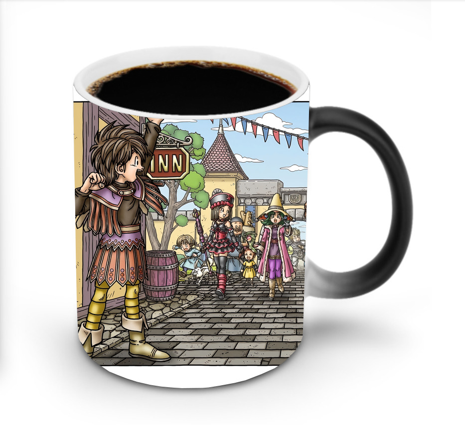 （画像用） ドラゴンクエスト Doragon Kuesuto Dragon Quest 温度変色マグカップ