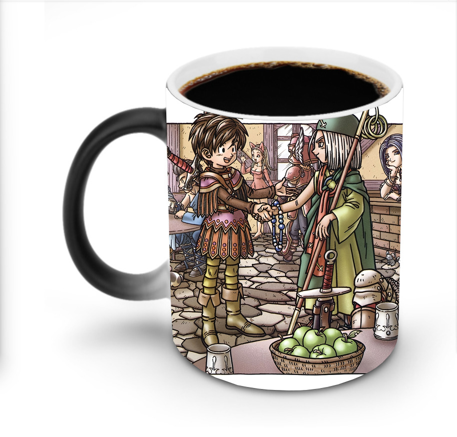 （画像用） ドラゴンクエスト Doragon Kuesuto Dragon Quest 温度変色マグカップ