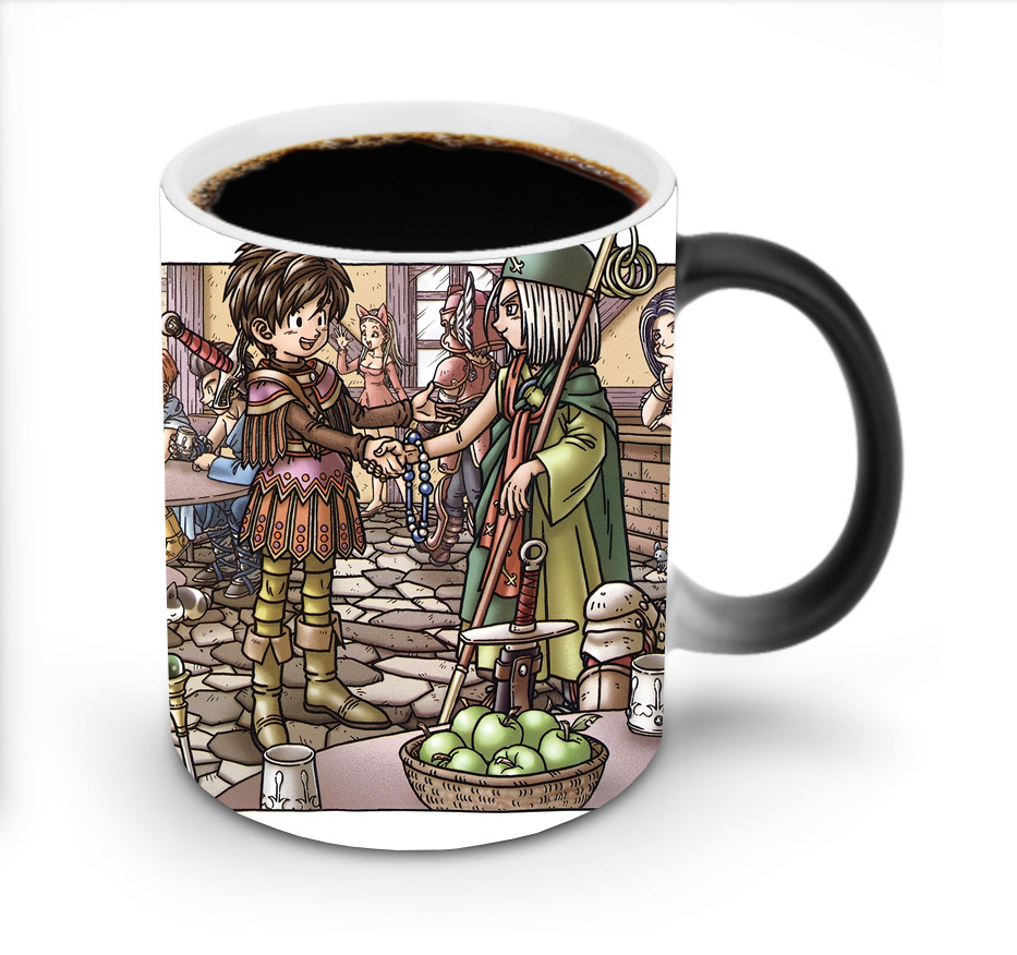 （画像用） ドラゴンクエスト Doragon Kuesuto Dragon Quest 温度変色マグカップ