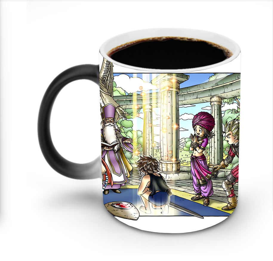 （画像用） ドラゴンクエスト Doragon Kuesuto Dragon Quest 温度変色マグカップ