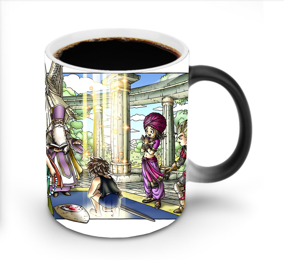 （画像用） ドラゴンクエスト Doragon Kuesuto Dragon Quest 温度変色マグカップ