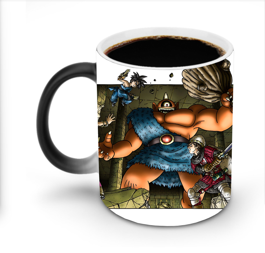 （画像用） ドラゴンクエスト Doragon Kuesuto Dragon Quest 温度変色マグカップ