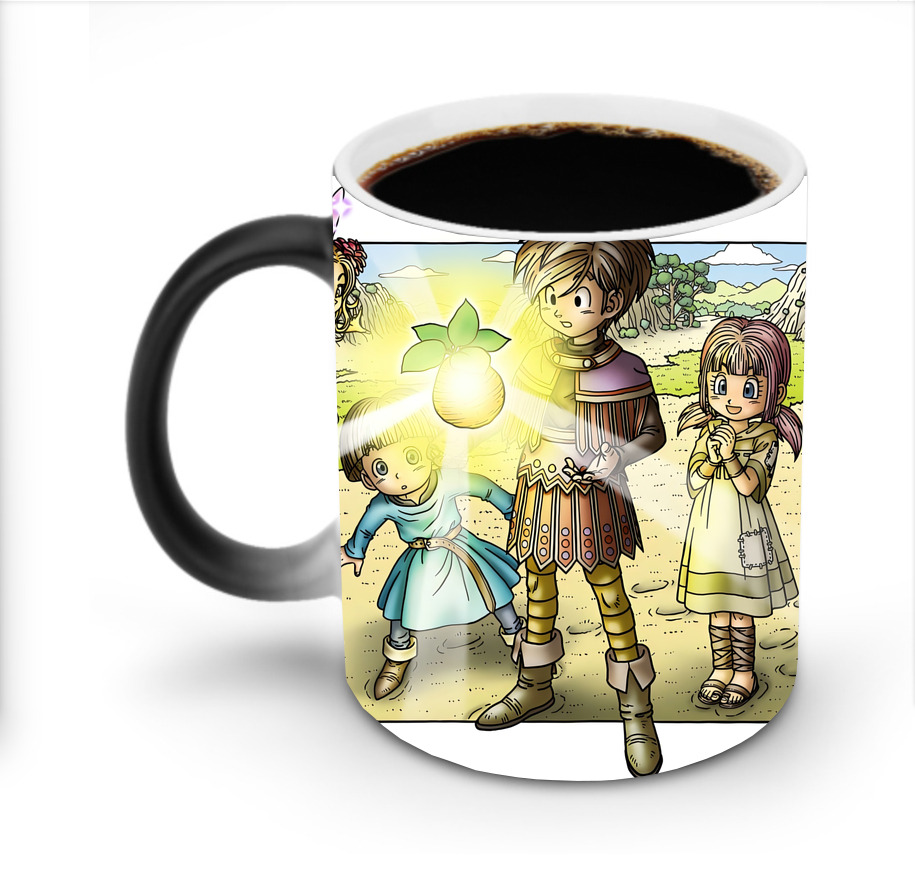 （画像用） ドラゴンクエスト Doragon Kuesuto Dragon Quest 温度変色マグカップ