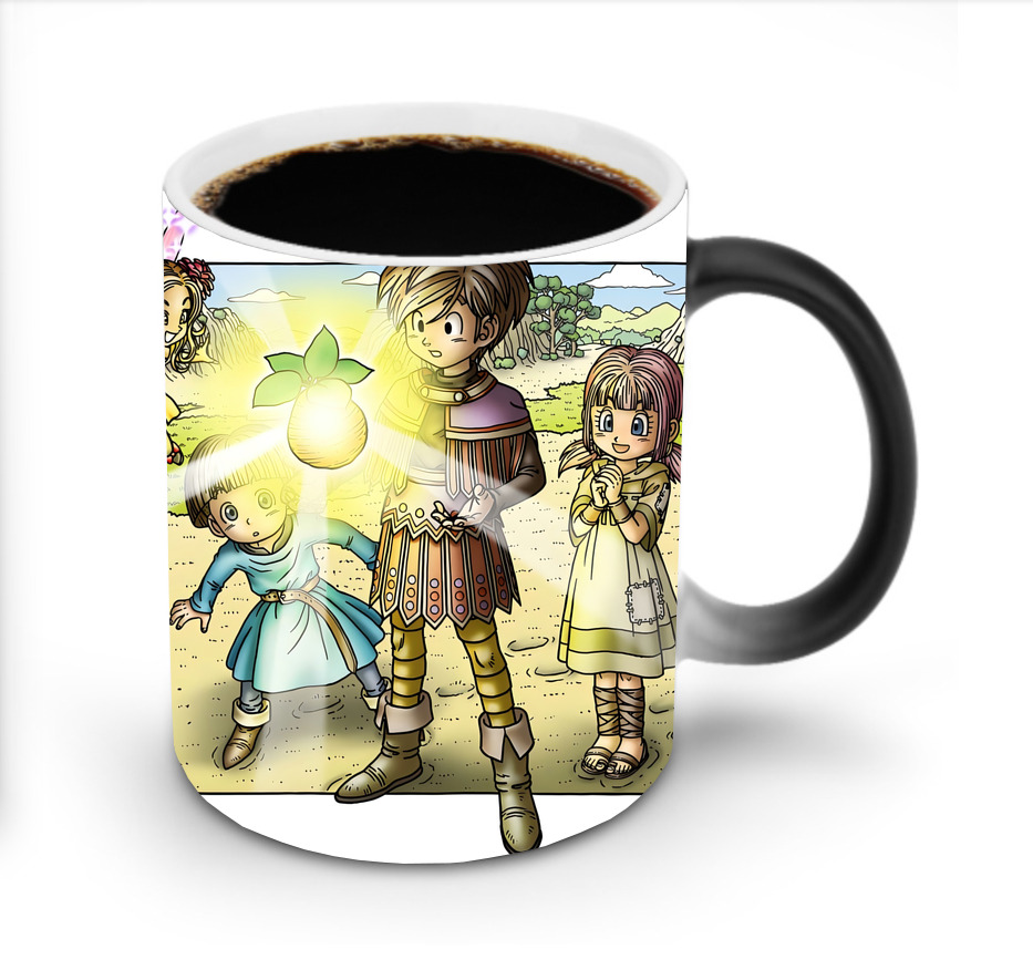 （画像用） ドラゴンクエスト Doragon Kuesuto Dragon Quest 温度変色マグカップ