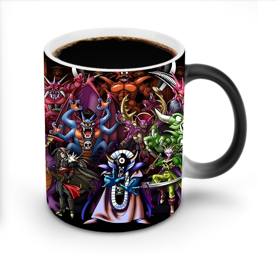 （画像用） ドラゴンクエスト Doragon Kuesuto Dragon Quest 温度変色マグカップ