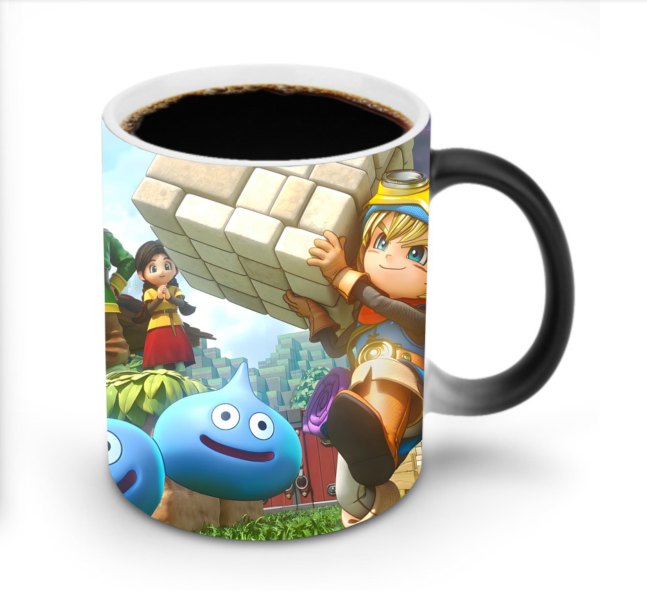 （画像用） ドラゴンクエスト Doragon Kuesuto Dragon Quest 温度変色マグカップ