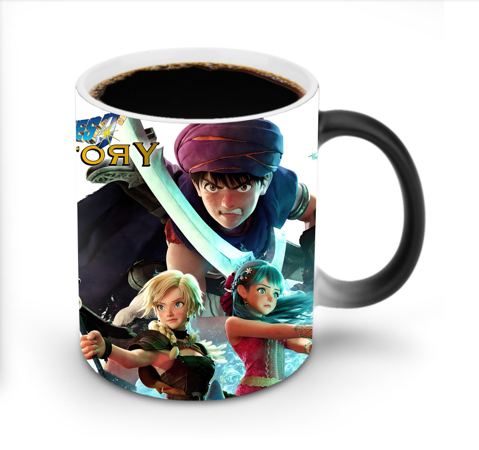 （画像用） ドラゴンクエスト Doragon Kuesuto Dragon Quest 温度変色マグカップ