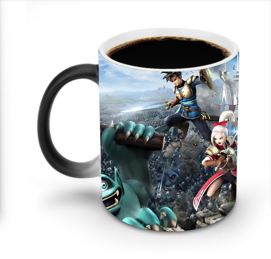 （画像用） ドラゴンクエスト Doragon Kuesuto Dragon Quest 温度変色マグカップ