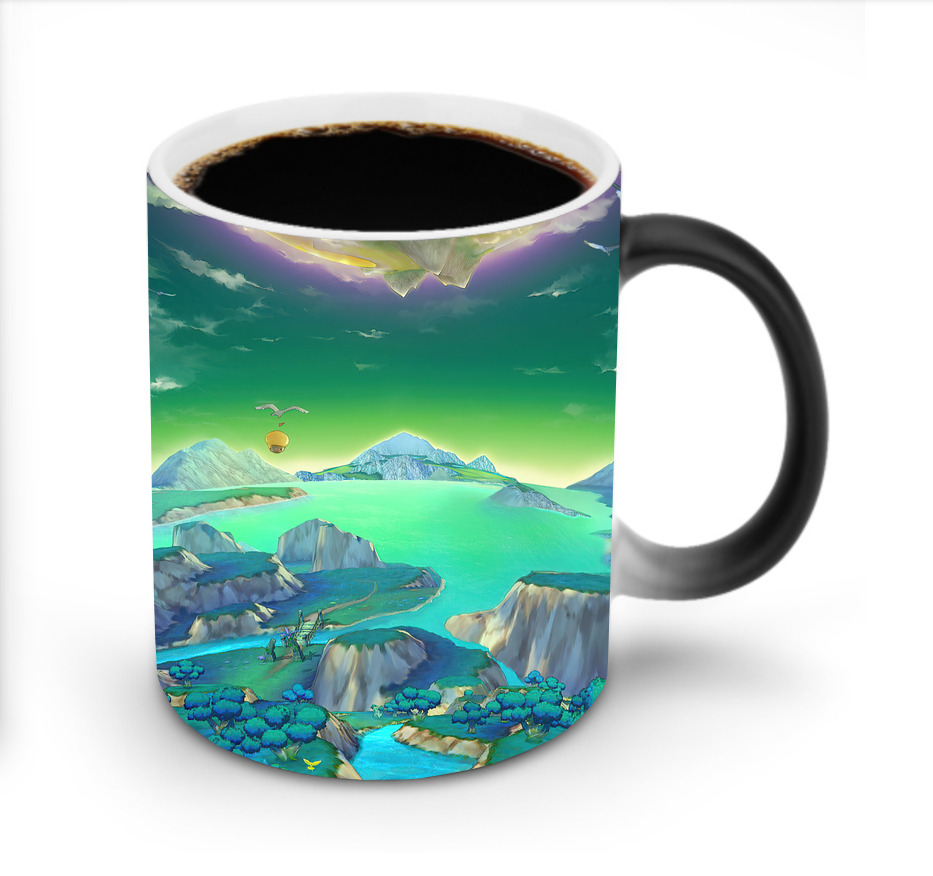 （画像用） ドラゴンクエスト Doragon Kuesuto Dragon Quest 温度変色マグカップ