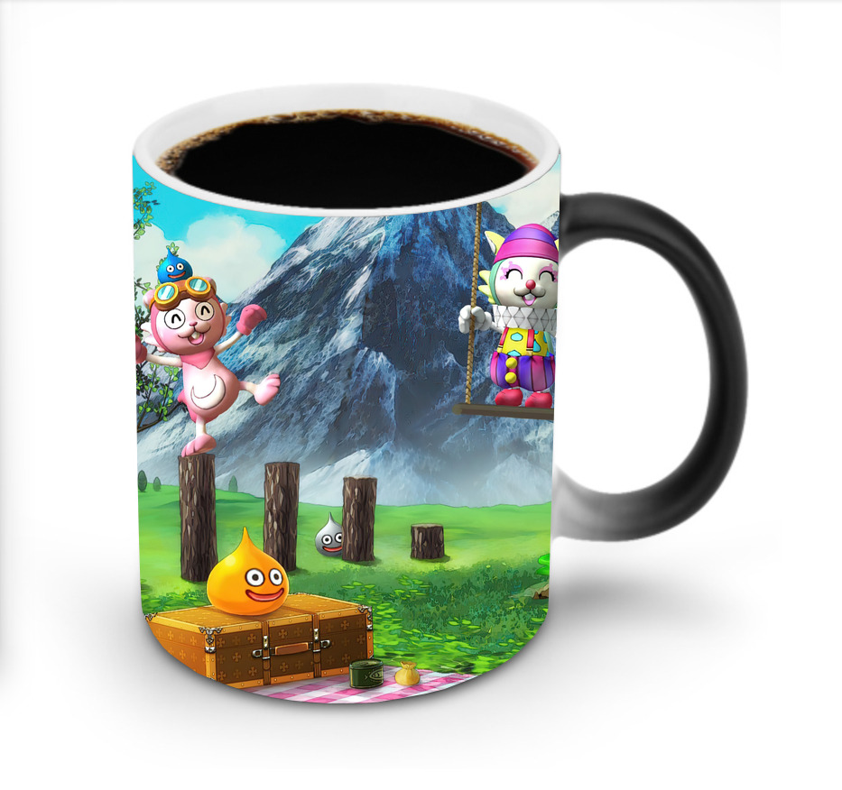 （画像用） ドラゴンクエスト Doragon Kuesuto Dragon Quest 温度変色マグカップ