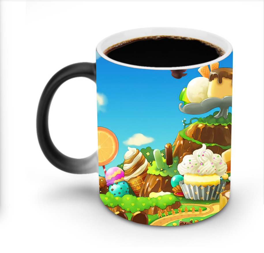 （画像用） ドラゴンクエスト Doragon Kuesuto Dragon Quest 温度変色マグカップ