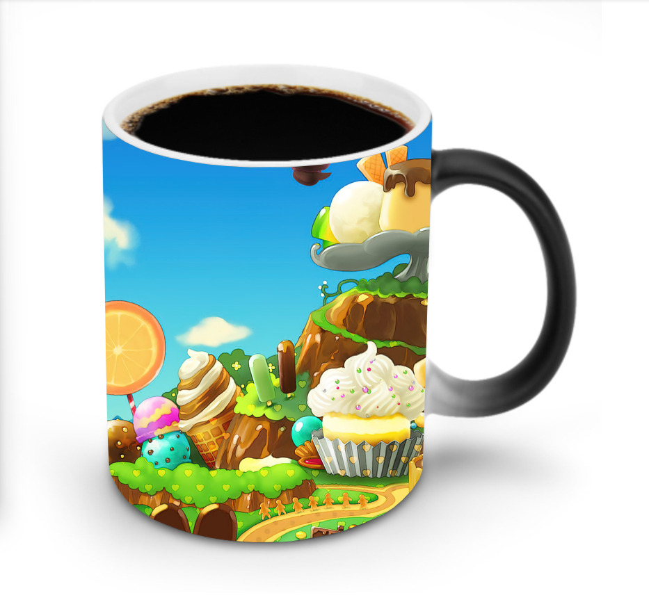 （画像用） ドラゴンクエスト Doragon Kuesuto Dragon Quest 温度変色マグカップ