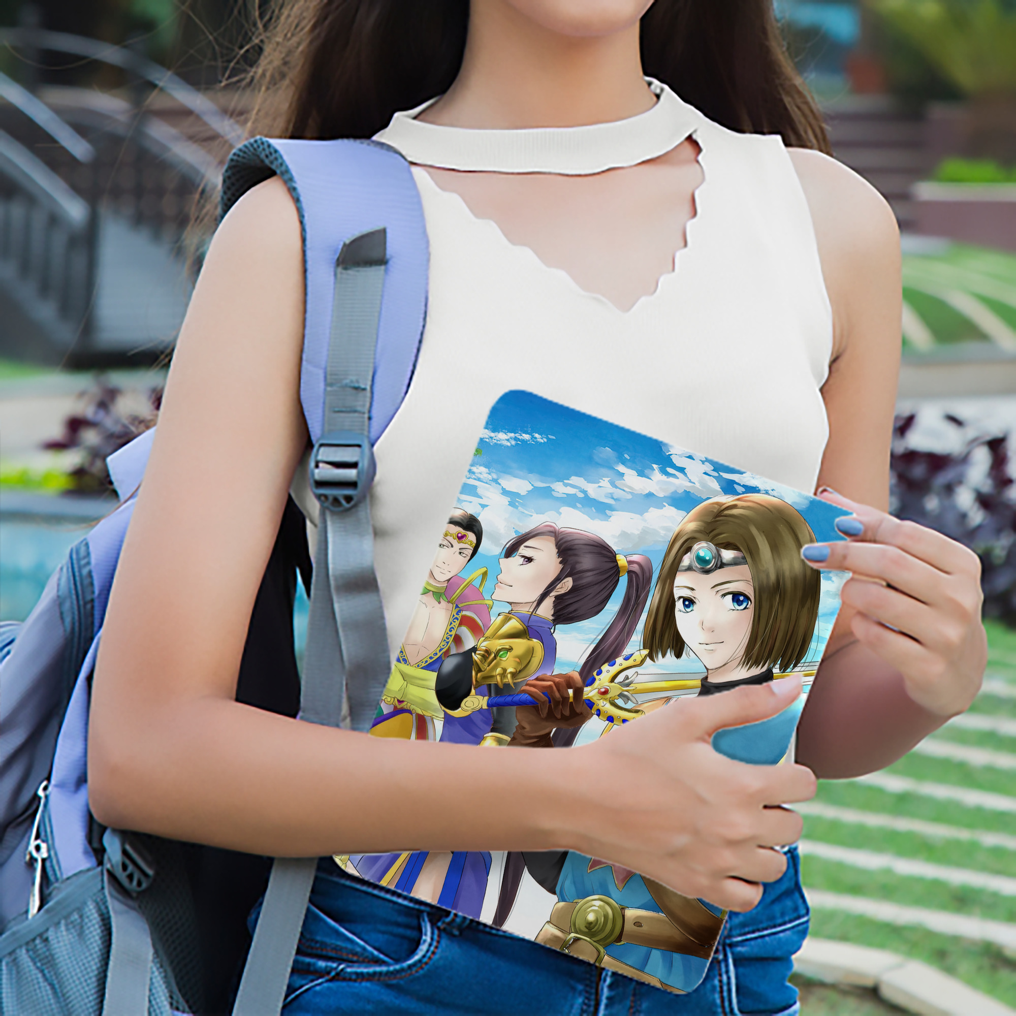 ドラゴンクエスト Doragon Kuesuto Dragon Quest IPad ケース ブック型 PUレザー TPU 耐衝撃 軽量 薄型 ペン収納なし 全面保護 IPad 各モデル対応