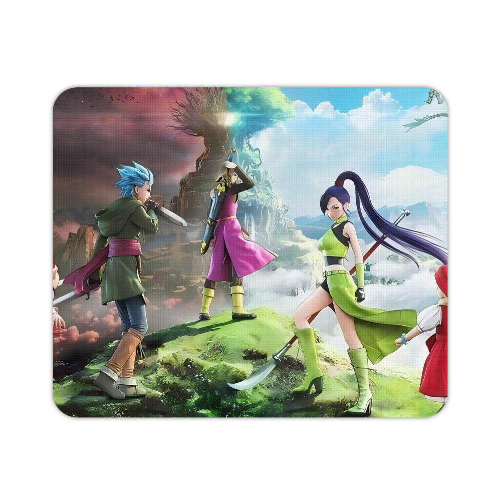 （画像用） ドラゴンクエスト Doragon Kuesuto Dragon Quest マウスパッド ステッチ加工 ラバー素材 防水 滑り止め 超薄型 ゲーミング/オフィス対応