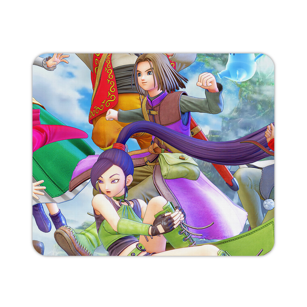 （画像用） ドラゴンクエスト Doragon Kuesuto Dragon Quest マウスパッド ステッチ加工 ラバー素材 防水 滑り止め 超薄型 ゲーミング/オフィス対応