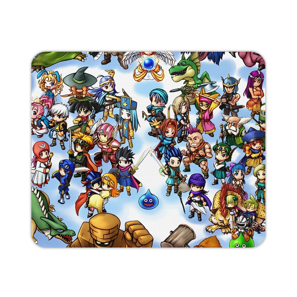 （画像用） ドラゴンクエスト Doragon Kuesuto Dragon Quest マウスパッド ステッチ加工 ラバー素材 防水 滑り止め 超薄型 ゲーミング/オフィス対応