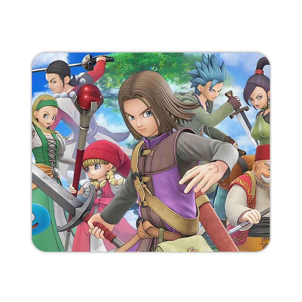 （画像用） ドラゴンクエスト Doragon Kuesuto Dragon Quest マウスパッド ステッチ加工 ラバー素材 防水 滑り止め 超薄型 ゲーミング/オフィス対応