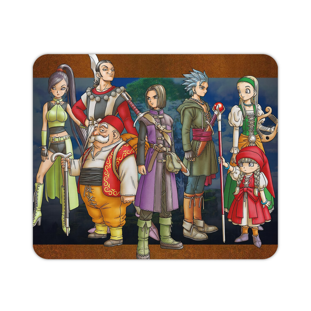 （画像用） ドラゴンクエスト Doragon Kuesuto Dragon Quest マウスパッド ステッチ加工 ラバー素材 防水 滑り止め 超薄型 ゲーミング/オフィス対応
