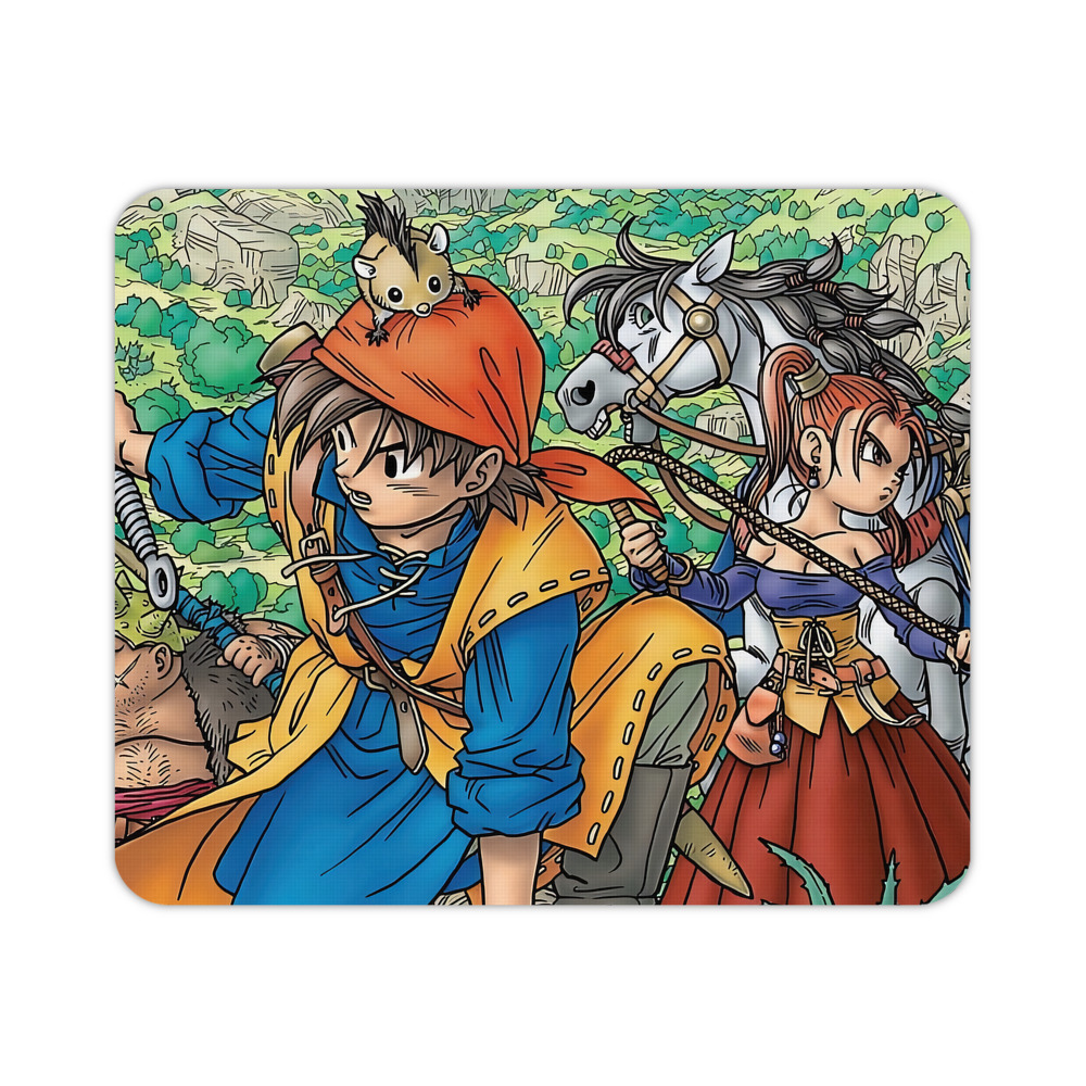 （画像用） ドラゴンクエスト Doragon Kuesuto Dragon Quest マウスパッド ステッチ加工 ラバー素材 防水 滑り止め 超薄型 ゲーミング/オフィス対応