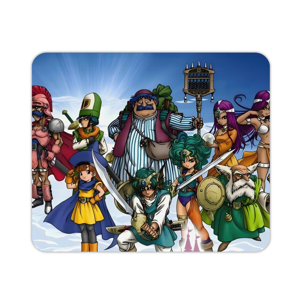 （画像用） ドラゴンクエスト Doragon Kuesuto Dragon Quest マウスパッド ステッチ加工 ラバー素材 防水 滑り止め 超薄型 ゲーミング/オフィス対応