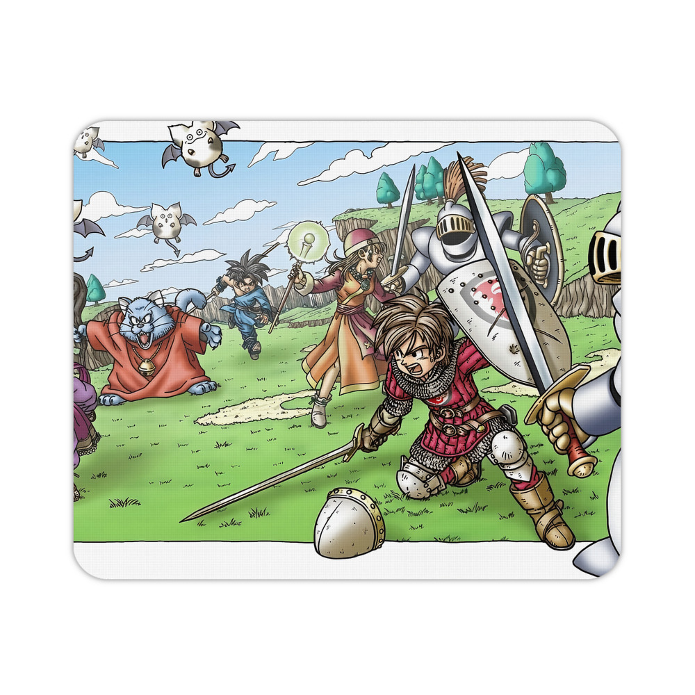 （画像用） ドラゴンクエスト Doragon Kuesuto Dragon Quest マウスパッド ステッチ加工 ラバー素材 防水 滑り止め 超薄型 ゲーミング/オフィス対応