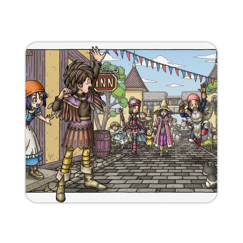 （画像用） ドラゴンクエスト Doragon Kuesuto Dragon Quest マウスパッド ステッチ加工 ラバー素材 防水 滑り止め 超薄型 ゲーミング/オフィス対応