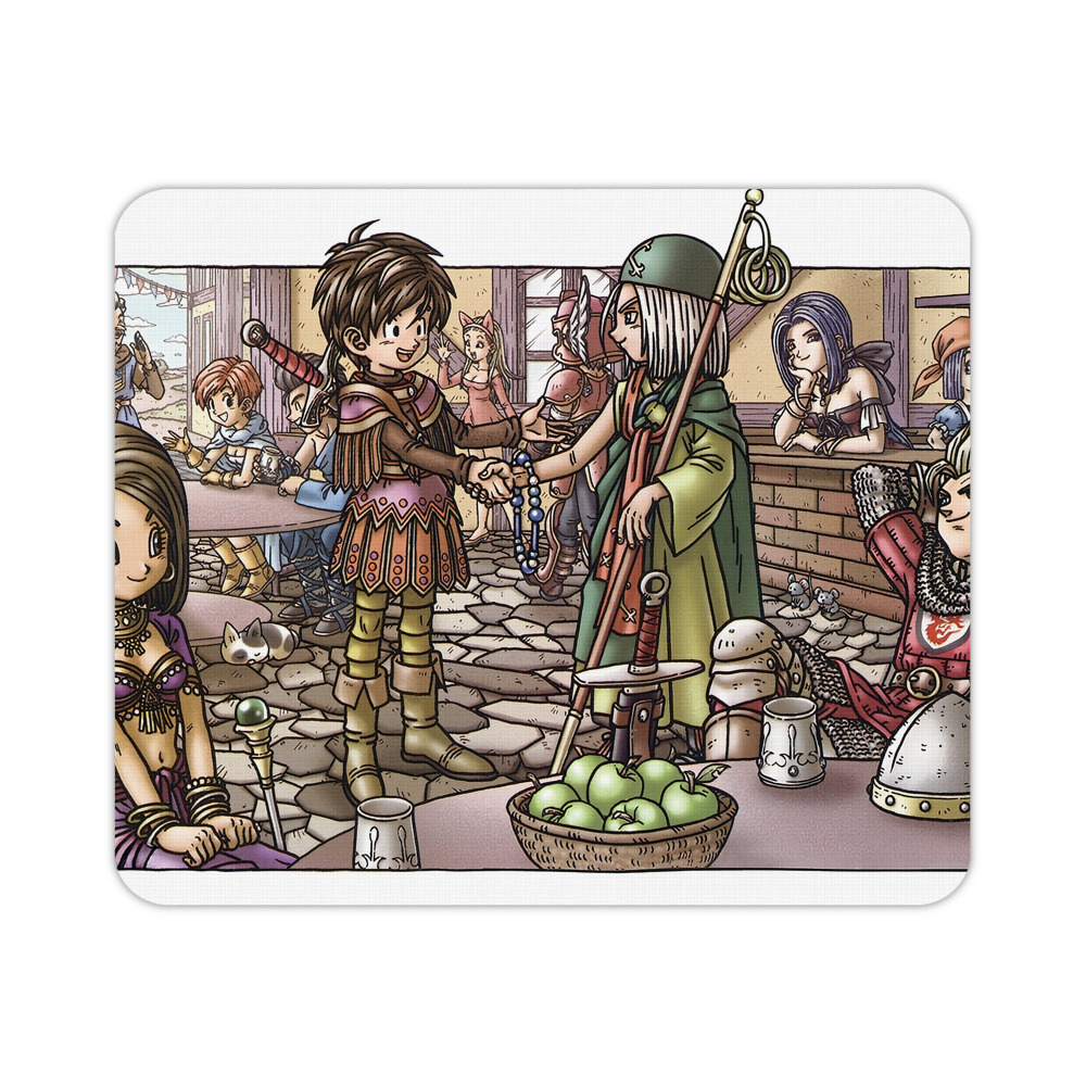 （画像用） ドラゴンクエスト Doragon Kuesuto Dragon Quest マウスパッド ステッチ加工 ラバー素材 防水 滑り止め 超薄型 ゲーミング/オフィス対応