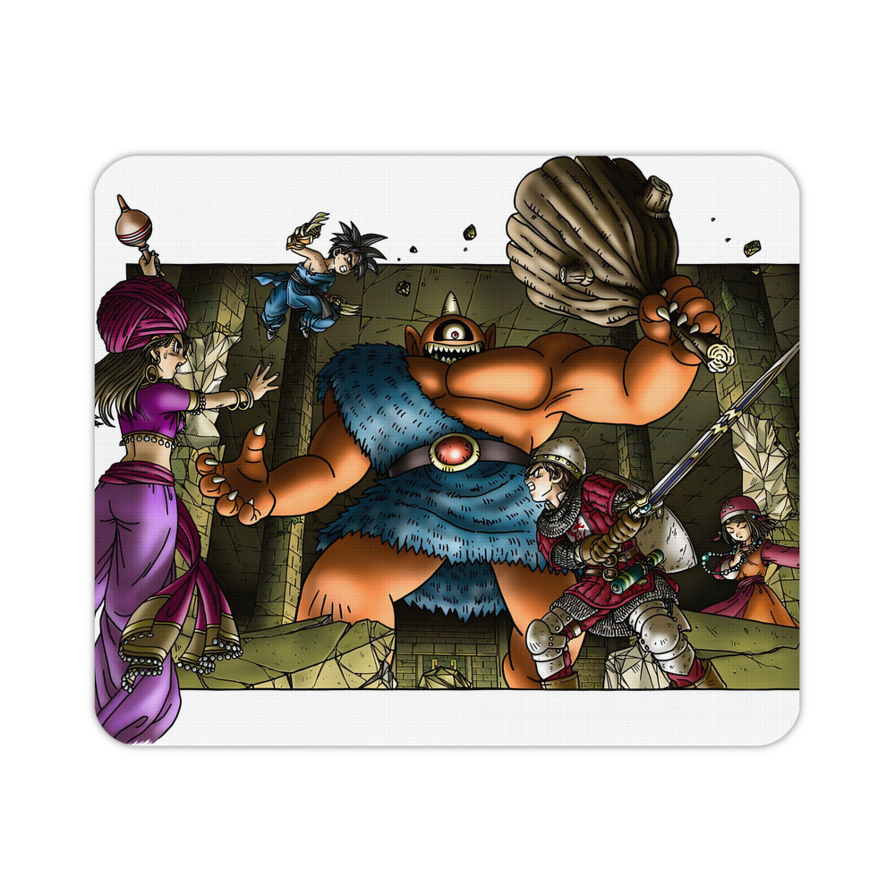 （画像用） ドラゴンクエスト Doragon Kuesuto Dragon Quest マウスパッド ステッチ加工 ラバー素材 防水 滑り止め 超薄型 ゲーミング/オフィス対応