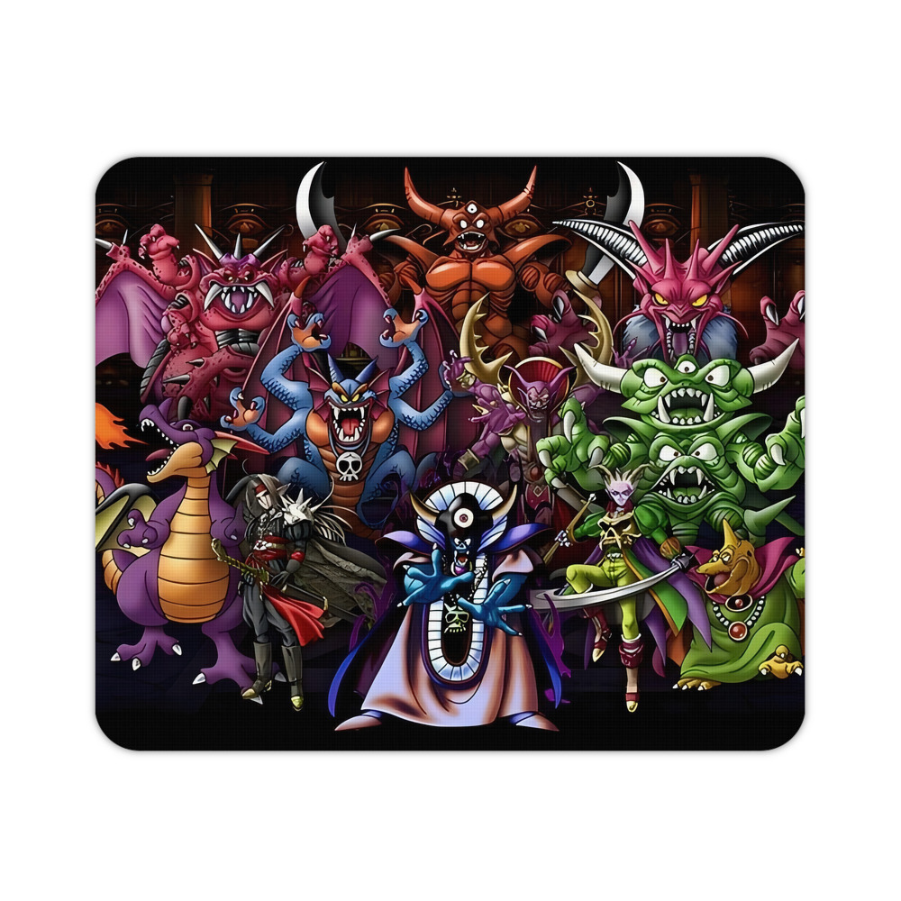 （画像用） ドラゴンクエスト Doragon Kuesuto Dragon Quest マウスパッド ステッチ加工 ラバー素材 防水 滑り止め 超薄型 ゲーミング/オフィス対応