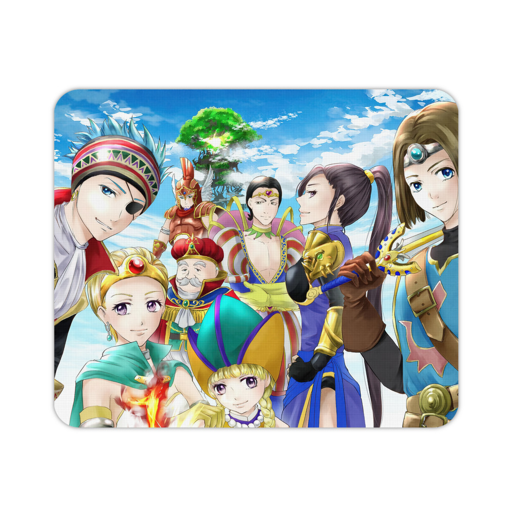 （画像用） ドラゴンクエスト Doragon Kuesuto Dragon Quest マウスパッド ステッチ加工 ラバー素材 防水 滑り止め 超薄型 ゲーミング/オフィス対応